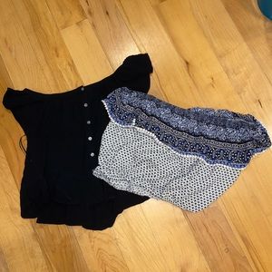 off the shoulder top BUNDLE